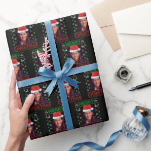 Kamala Harris Gift Wrap 2024 Merry Christmas Xmas