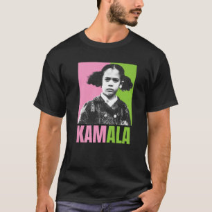 Kamala Harris Girl Cute Melanin Retro Vintage Blac T-Shirt