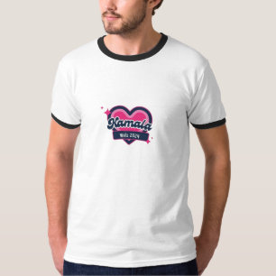 Kamala Harris Girly Pink Hearts President T-Shirt