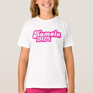 Kamala Harris girly Pink Logo 2024 T-Shirt