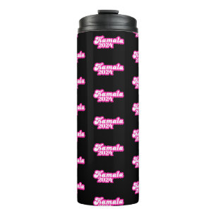 Kamala Harris girly Pink Logo 2024 Thermal Tumbler