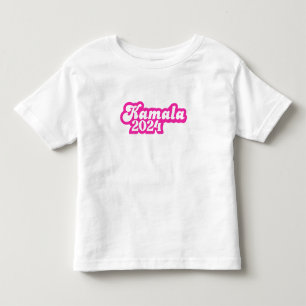 Kamala Harris girly Pink Logo 2024 Toddler T-Shirt