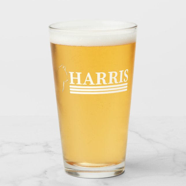 kamala harris glass (Front Filled)