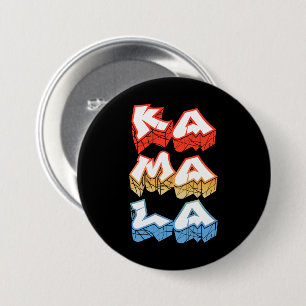 Kamala Harris Graffiti 7.5 Cm Round Badge