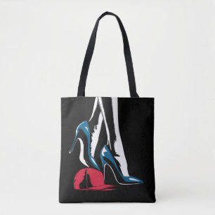 Kamala Harris Heels Stepping On Maga Hat  Tote Bag