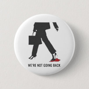 Kamala Harris Heels Stepping On Red Mega Hat Elect 6 Cm Round Badge