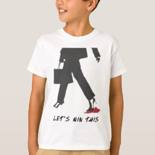 Kamala Harris Heels Stepping On Red Mega Hat Elect T-Shirt