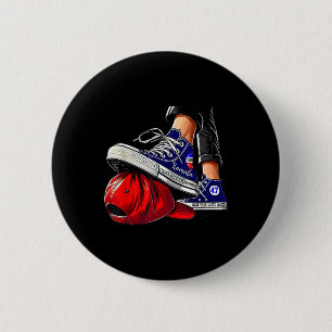 Kamala Harris High Heels Stepping On Red Hat 6 Cm Round Badge