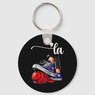Kamala Harris High Heels Stepping On Red Mega Hat Key Ring