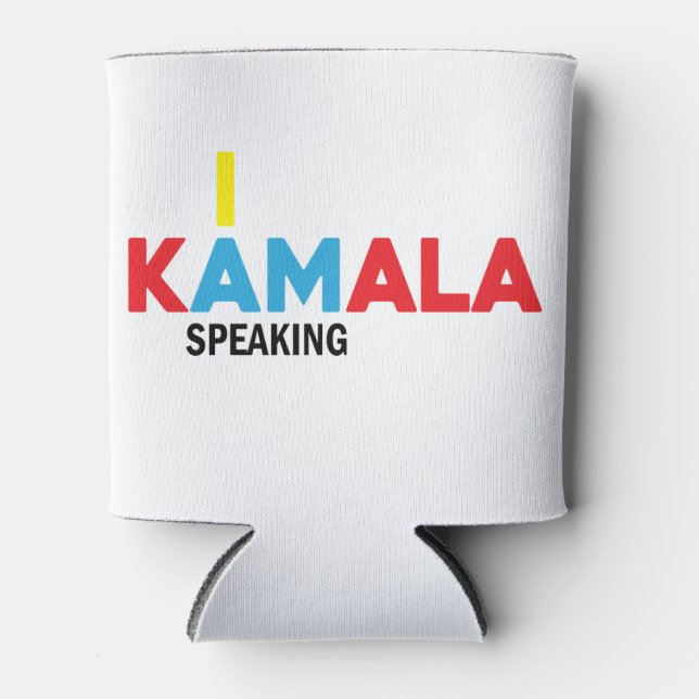 Kamala Harris, I am Speaking Can Cooler (Front)