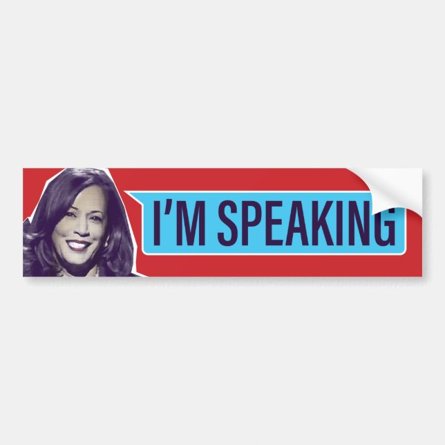 Kamala Harris / I'm Speaking Bumper Sticker (Front)