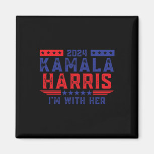 Kamala Harris I'm With Her Election 2024 Magnet