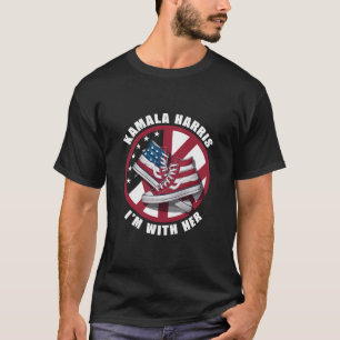 Kamala Harris I'm with Her Patriotic Converse  T-Shirt