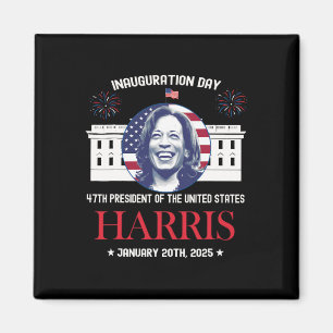 Kamala Harris Inauguration Day 2025 Madam 47th Pre Magnet