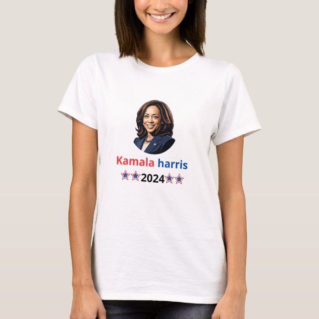 Kamala Harris: Inspiring Journey, Milestones, and  T-Shirt (Front)