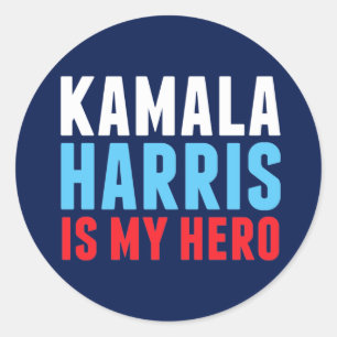 Kamala Harris is My Hero Classic Round Sticker