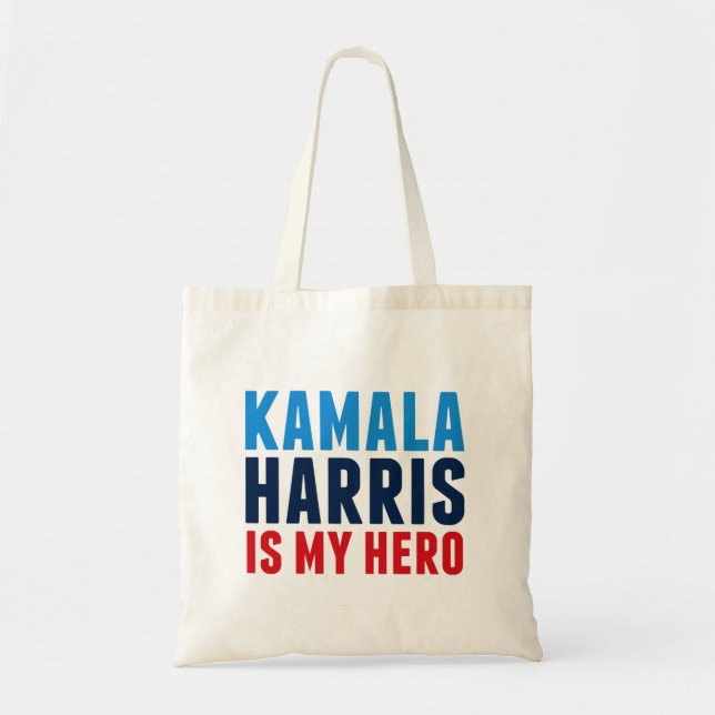 Kamala Harris is My Hero Tote Bag (Front)