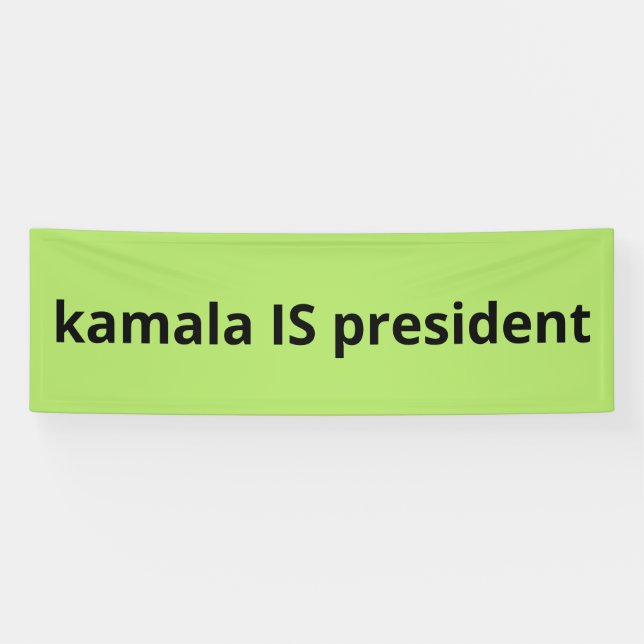 Kamala Harris is President 2024 Election Banner (Horizontal)