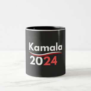 kamala harris, kamala harris, kamala harris 2024 Two-Tone coffee mug