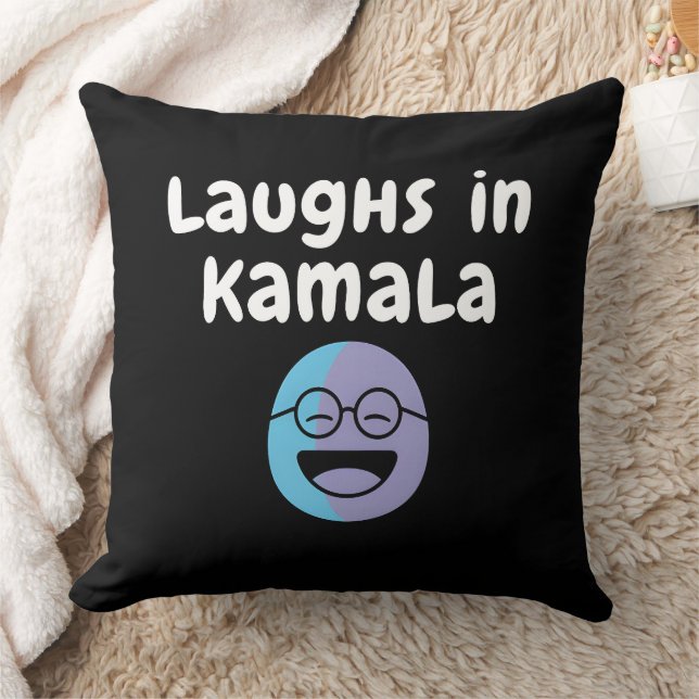 Kamala Harris Laugh Pillow (Blanket)