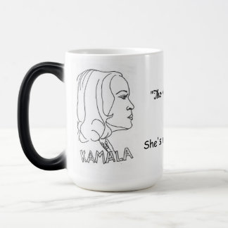 Kamala Harris: Leadership and Inspiration Magic Mug