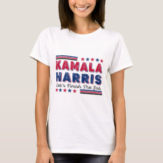 Kamala Harris "Let’s Finish the Job" 2024 Election T-Shirt
