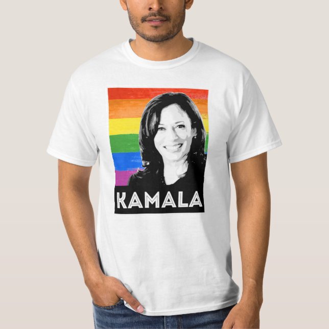Kamala Harris LGBT Pride T-Shirt (Front)