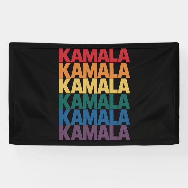 Kamala Harris LGBTQ Gay Pride Lesbian Fun Gift Banner (Horizontal)
