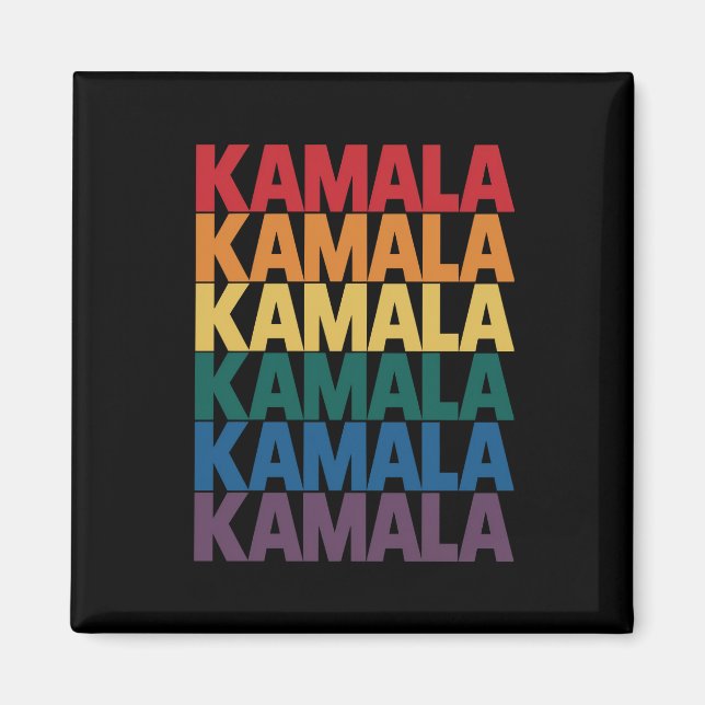 Kamala Harris LGBTQ Gay Pride Lesbian Fun Gift Magnet (Front)