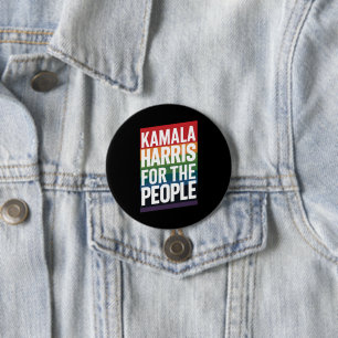 Kamala Harris LGBTQ Gay Pride Lesbian Funny Gift  7.5 Cm Round Badge