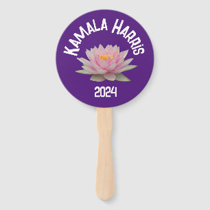 Kamala Harris Lotus 2024 Hand Fan