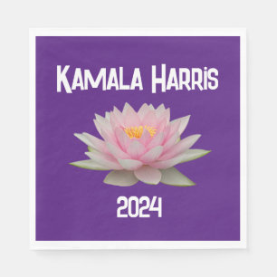Kamala Harris Lotus 2024 Napkin