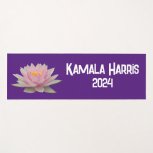 Kamala Harris Lotus 2024 Yoga Mat