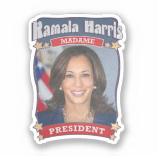 Kamala Harris Madame President Card