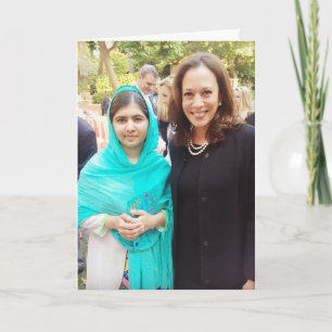 Kamala Harris & Malala Yousafzai Card