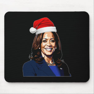 Kamala Harris Merry Christmas Happy Holidays In A Mouse Mat