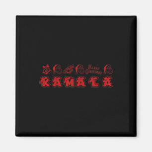 Kamala Harris Merry Christmas Lettering Positive F Magnet
