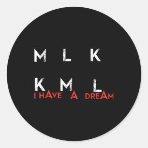 Kamala Harris Mlk Kml I Have A Dream Election Pres Classic Round Sticker