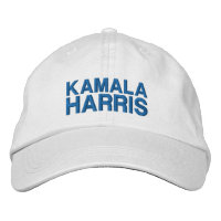 Kamala Harris modern blue typography custom