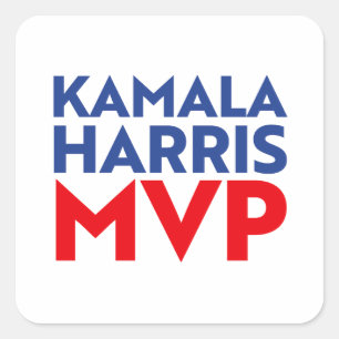 Kamala Harris MVP 2024 Square Sticker