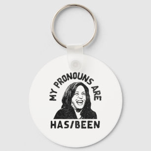 Kamala Harris My Pronouns Are Has Been President T Key Ring