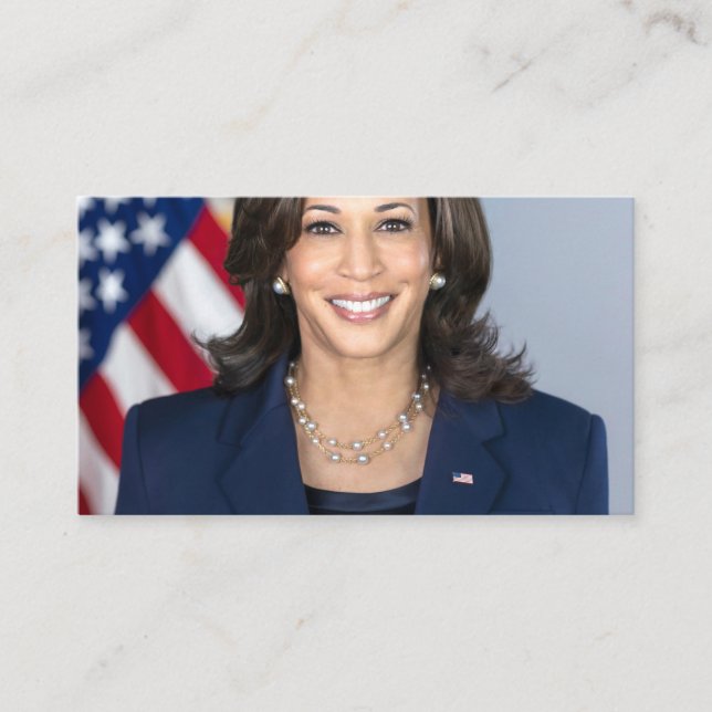 Kamala Harris Official Portrait Business Card (Front)