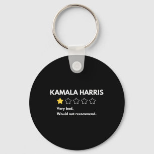 Kamala Harris One 1 Star Rating Very Bad Would Not Key Ring