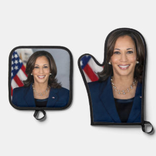 Kamala Harris Oven Mitt & Pot Holder Set