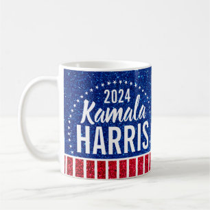 Kamala Harris Patriotic Coffee Mug 2024 Campaign