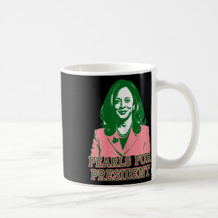 Kamala Harris Pink & Green Presidential Run Fo Coffee Mug
