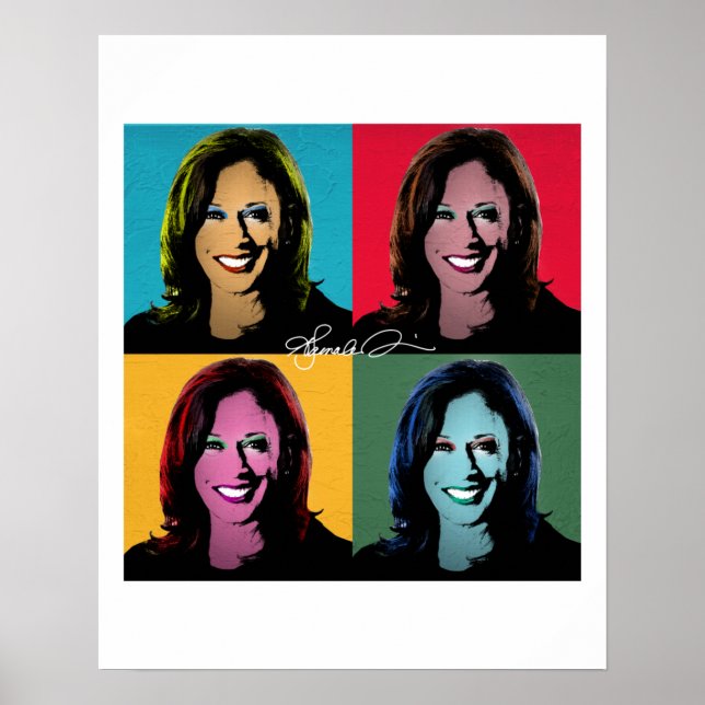KAMALA HARRIS Pop Art Poster (Front)
