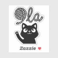 Kamala Harris President 2024 Comma La Cat and Yarn