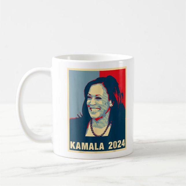 Kamala Harris President 2024 Vice President Coffee Mug (Left)