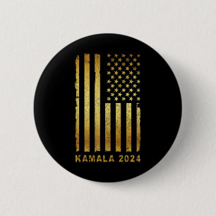 Kamala Harris President Campaign 2024 Retro Vintag 6 Cm Round Badge